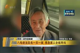 徐州八旬老太走失一天一夜 焦急家人全城寻找图片