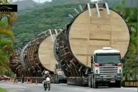 路上巨无霸！这么多轮子的卡车真不是一般人能开得了的！视频封面