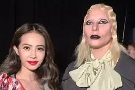 蔡依林与Gaga同框看秀图片