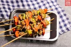 意大利香草牛肉串图片