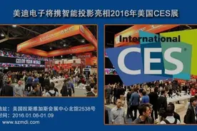 微型投影界“黑马”深圳美迪电子亮相CES图片