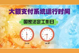 央行清算：大额实时支付系统延长运行时间啦！图片