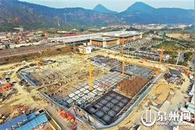 泉州动车站综合交通枢纽2019年春运前或可启用图片