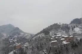 2018年达州城区第一场雪  凤凰山积雪很厚图片