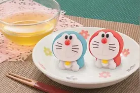 可爱得不忍下口万代推出《哆啦A梦》日式点心图片
