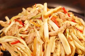 蔬菜界的白瘦美，炒肉丝一流！视频封面