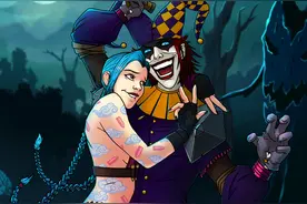 LOL自杀小队 玩家原创金克斯萨克同人画图片