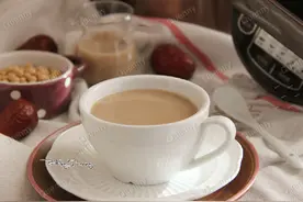 倍浓红枣豆浆图片