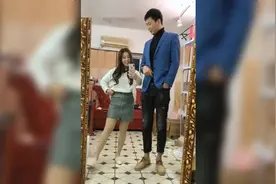 这么大的身高差，相差30多厘米，绝对的真爱