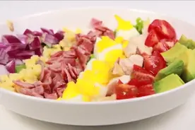 1分钟教你搞定可以吃的彩虹，彩虹沙拉的做法