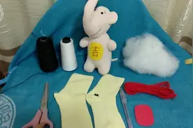 袜子娃娃大象的制作教程一，所需物品准备，赶紧来亲手尝试吧！视频封面