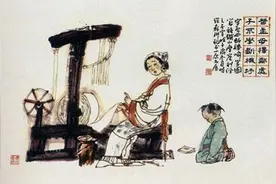 龙门私塾班·讲给孩子听的故事一：孟母断织的故事图片