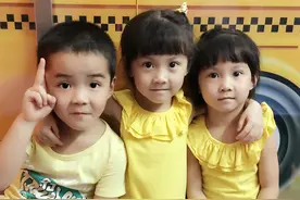 亲爱的三胞胎儿女，感谢你们叫我一声——妈妈！图片