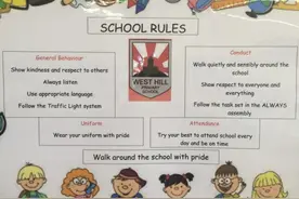 快来看！英国学校的小学生守则居然是这个样子的图片