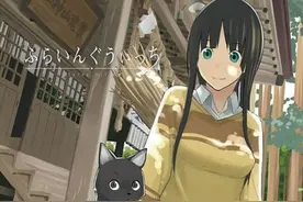 神秘而优美！动漫中那些黑长直美少女图片
