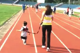 “牵绳遛娃”能解家长的安全焦虑吗？图片