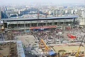 成都火车北站拟建南北两个广场 五块石立交桥将拆除图片