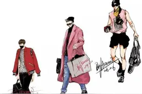 BIGBANG手绘长腿GD欧巴权志龙 百变风格帅翻天！图片