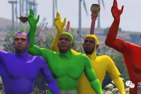 爆红的天线宝宝原版节目！行走的表情包！图片