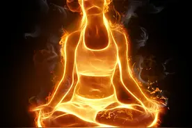 瑜伽冥想时身体前后晃动图片