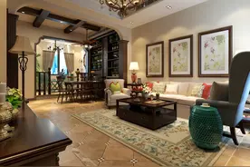 花五十万装修花溪地别墅图片