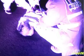 两次强行冲卡还刮擦警车 日照高速交警成功拦截盗抢车图片