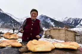 （图片故事）（6）走进天山深处的冬季牧场图片