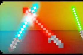 我的世界：如何制作发光的宝剑，教程视频