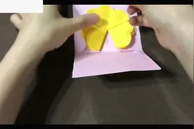 父亲节手工小礼物，3D立体花朵贺卡，比买的还漂亮