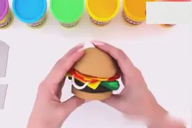 橡皮泥做汉堡