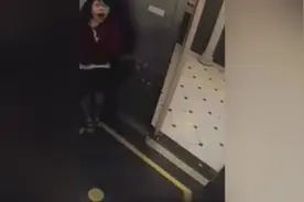 女子乘坐电梯脖子被人掐住举起，怀疑碰到不干净的东西视频封面