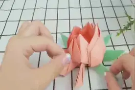 手工达人教您做荷花 学会了就可以送人