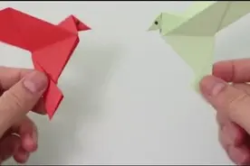 可爱的3D小鸟折纸，做法简单，慢动作教学，用来装饰美美哒