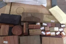 手工制作木梳图片