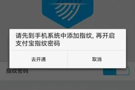 支付宝指纹支付失灵？一招解决无法启用的难题！图片