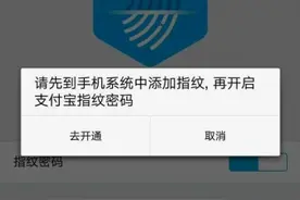 支付宝指纹支付失灵？一招解决无法启用的难题！图片