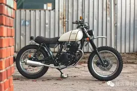 经典复古改装：这还是那个拉客车铃木GN250么？图片