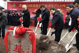 花园新能源总投资45亿的高性能铜箔项目开工奠基图片