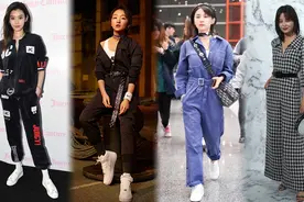 连体裤逆袭！王子文再次证明小个子没什么不能穿图片