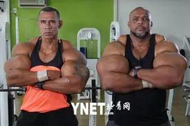 巴西两兄弟过度痴迷施瓦辛格 花样作死打造大块头肌肉吓呆众人图片