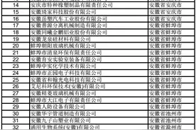 安徽2018年第一批拟入库科技型中小企业公布！有你单位吗？图片