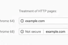 下半年起，谷歌浏览器将把所有HTTP网站标记为“不安全”图片