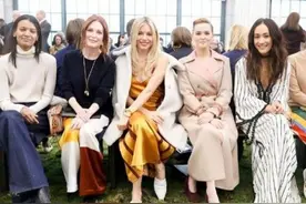 刘诗诗现身秀场 靠天鹅颈完胜国际女星！图片