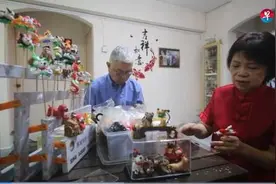 爱上捏面团 新加坡夫妻档挑战中国传统手艺图片