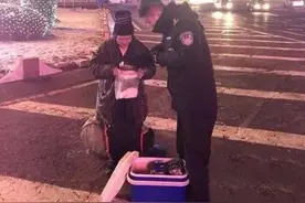 “我执勤，你就来！”冰城特警的一句承诺让拾荒者有了“温情食堂”图片