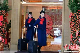 厦航台籍空姐的首个春运图片