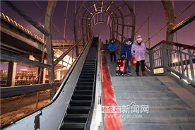 出入哈站北广场 新增两条便民道图片