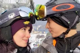 情人节这样过！韩庚卢靖姗公布恋情后首晒甜蜜合照图片