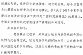 足协严惩中超天价引援：解约费用视作转会，逃避调节费扣积分图片