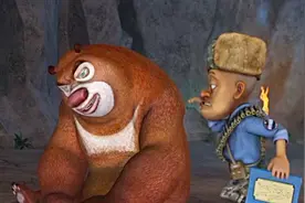 熊出没：熊大脂肪层这么厚，强哥这点穴神功简直就是泥牛入海